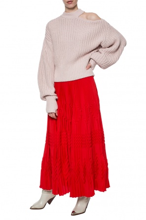 Braided sweater with cut-out, zdjęcie 2 Braided sweater with cut-out od Self Portrait